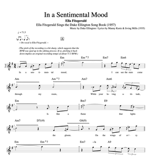 In a Sentimental Mood